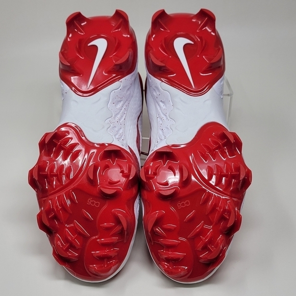Nike Alpha Huarache Elite 4 MCS Cleats White Red FD6255-105 Men\'s Size 12 New main image 9